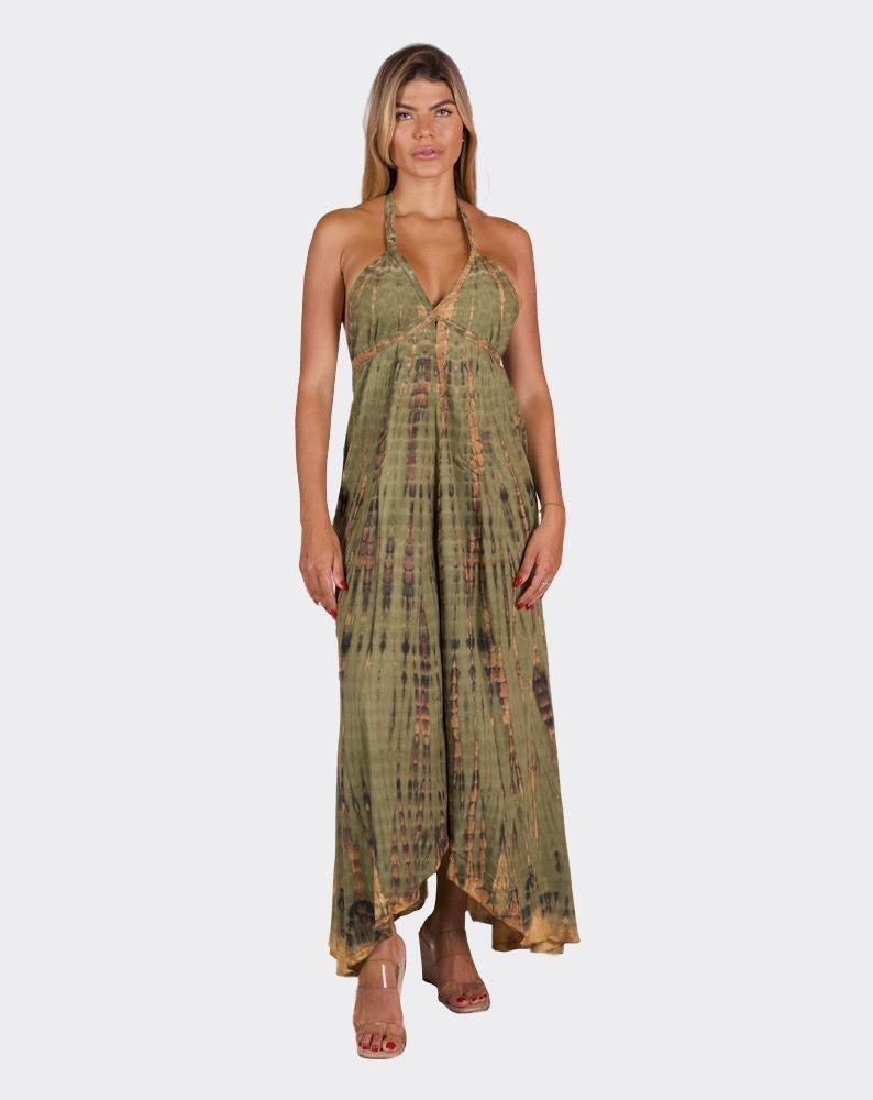 Grace Open Back Tie-Dye Maxi Dress