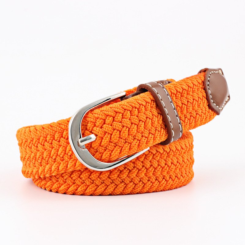 Canvas Elastic Belt Woven