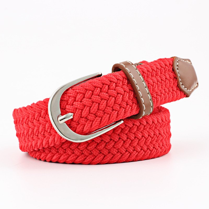 Canvas Elastic Belt Woven