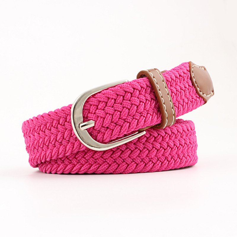 Canvas Elastic Belt Woven