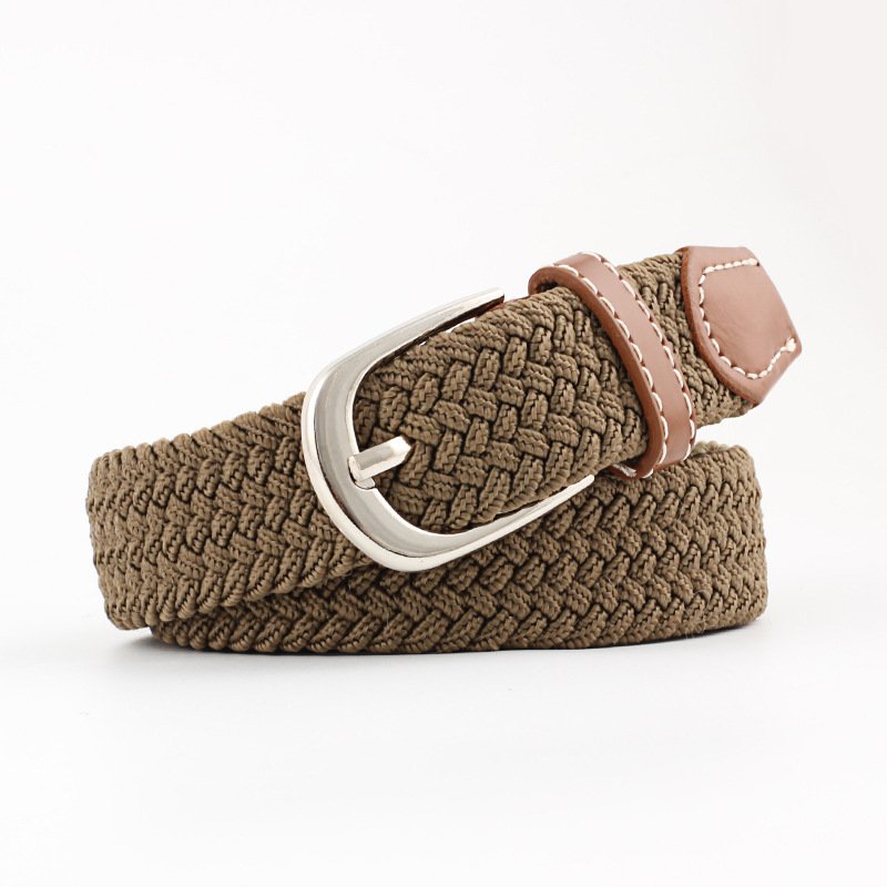 Canvas Elastic Belt Woven