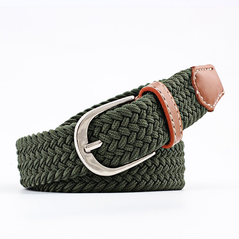 Ladies Pin Buckle Canvas Belt