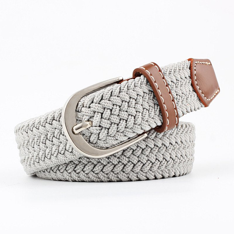 Ladies Pin Buckle Canvas Belt