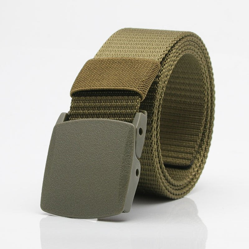 Canvas Belts for Men and Women Military Automatic Buckle