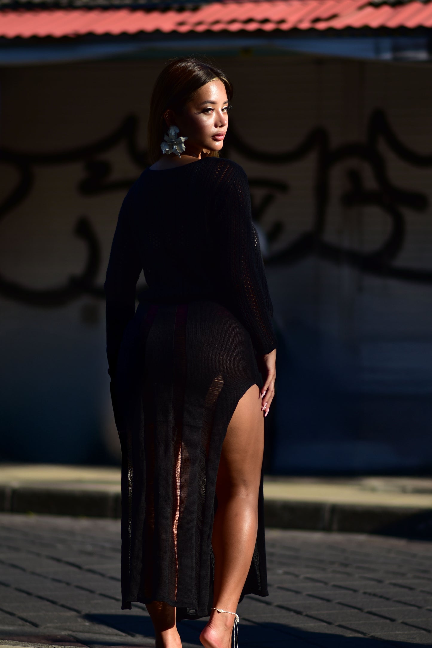 On top of the Wall with Chelsea Long Skirt Set