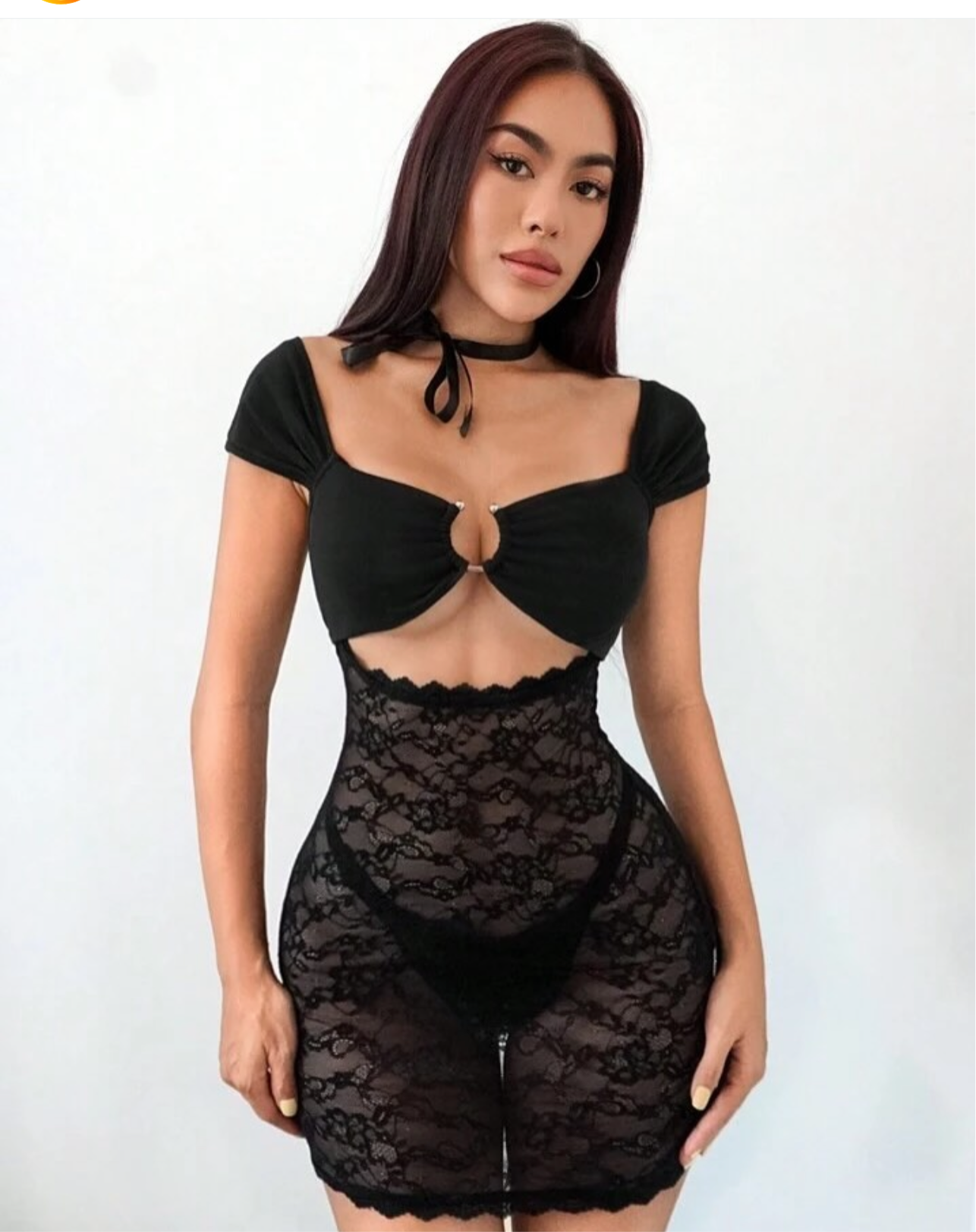 Flor sexy mini dress