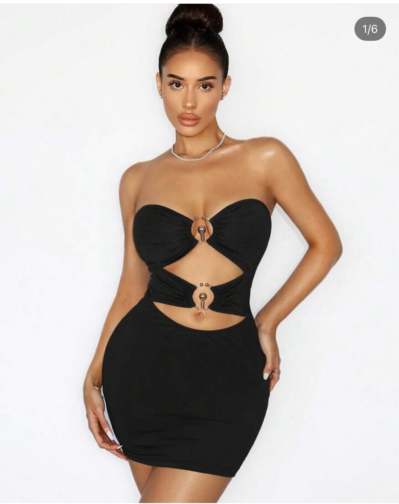 Niky black mini dress