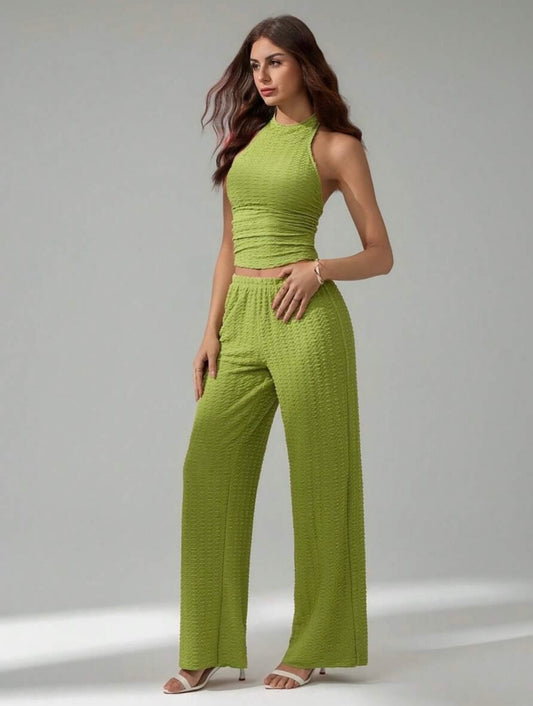 UCVOGUE Olive pant set Style