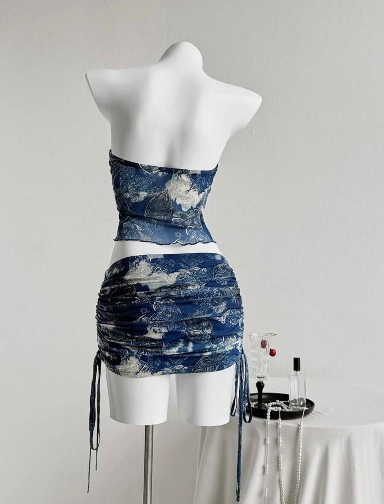 UCVOGUE skirt short set