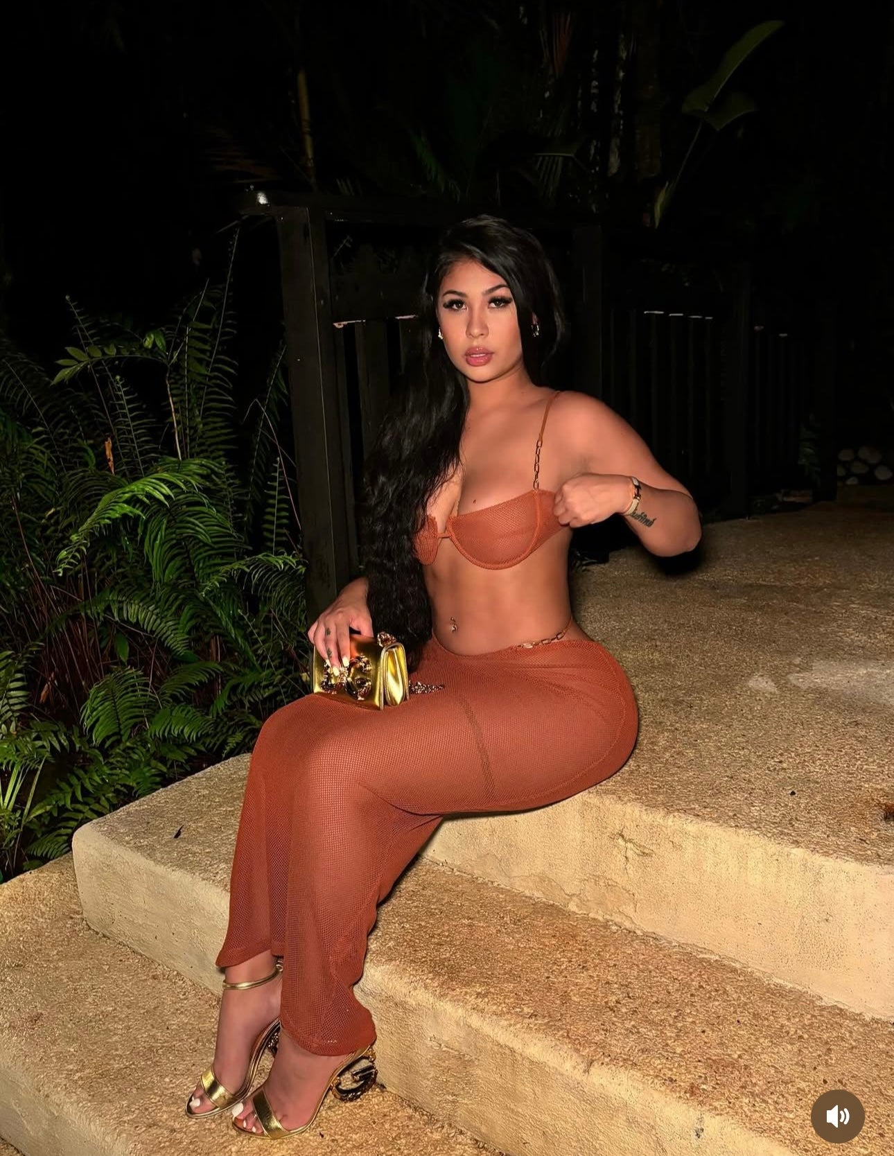 Tiana sexy skirt set