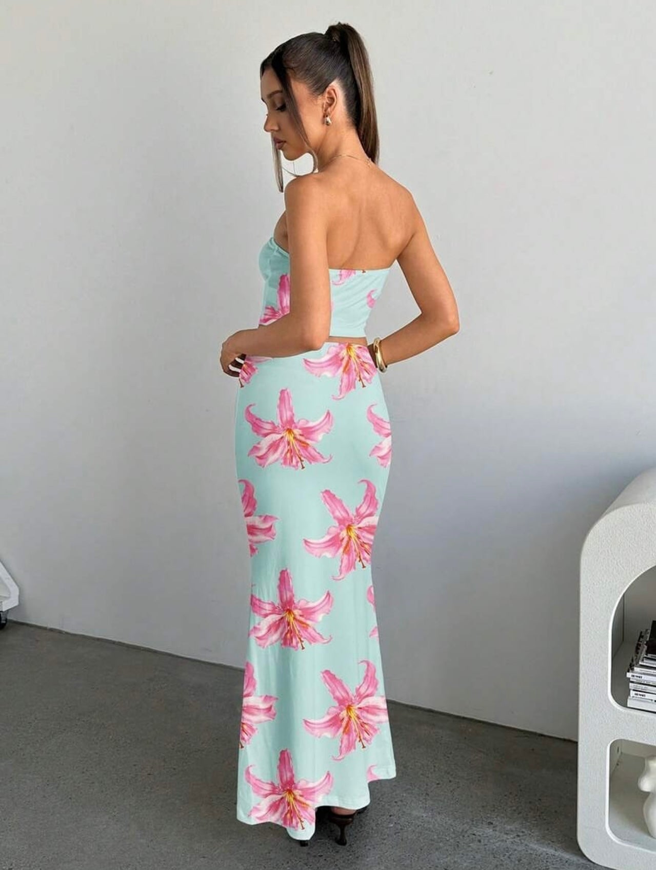 Houston flowers Matching set