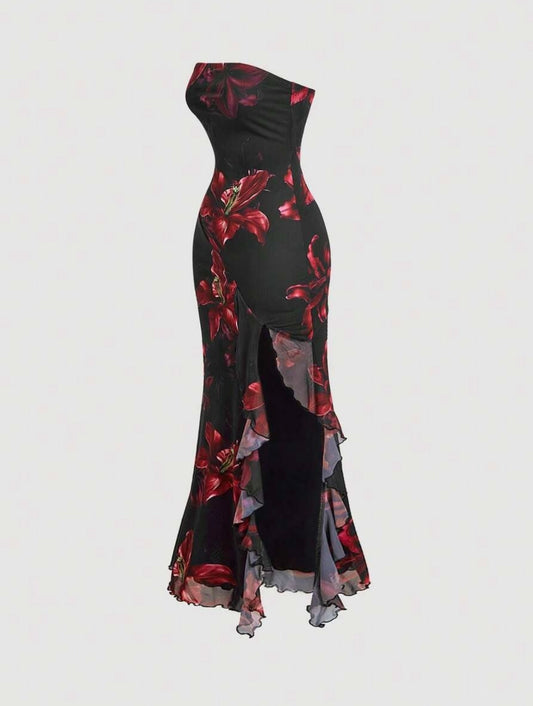 UCVOGUE Flowers Maxi dress