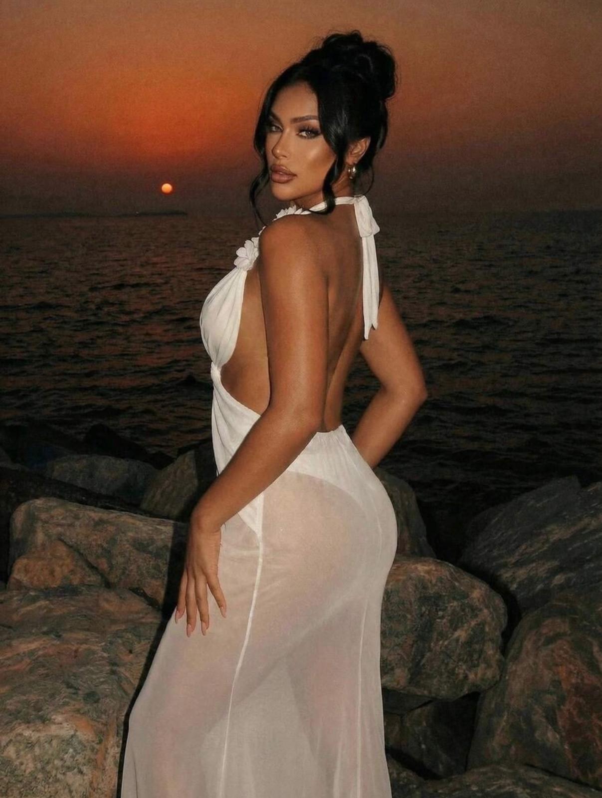 UCVOGUE coverup maxi dress