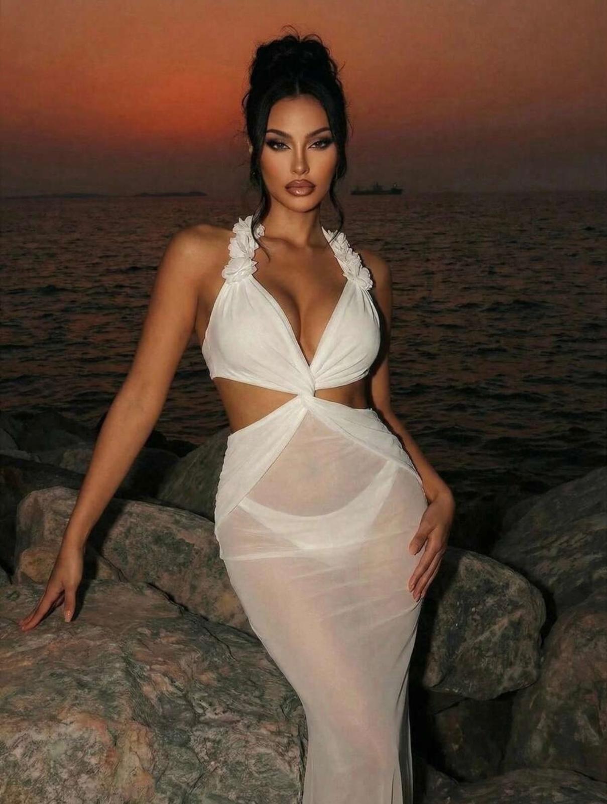 UCVOGUE coverup maxi dress