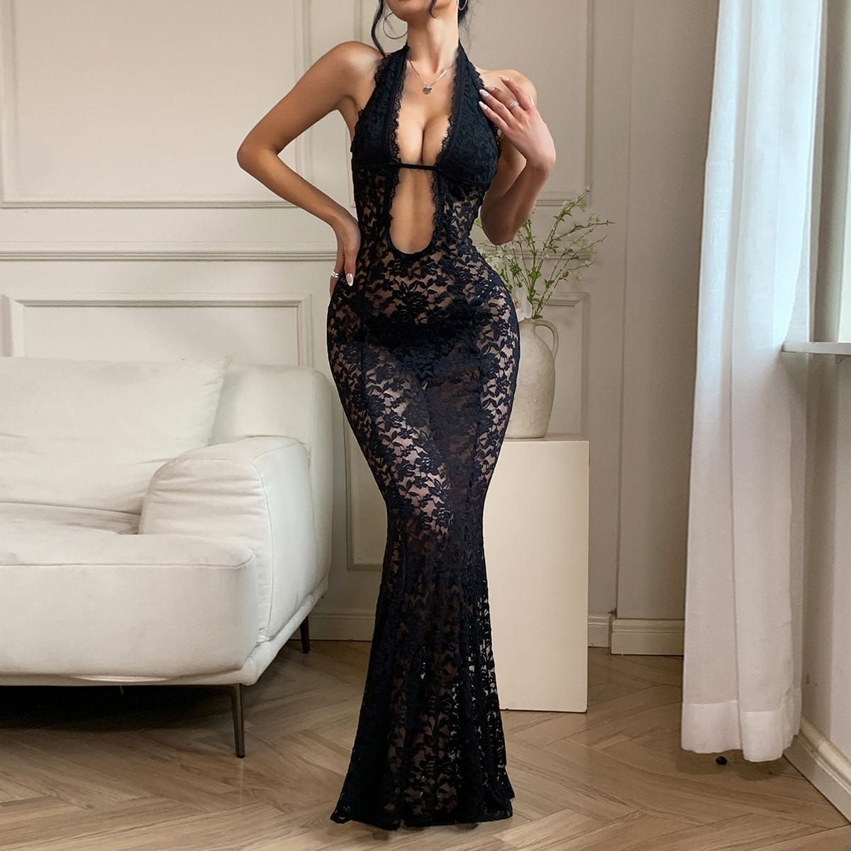 Lauren lace Maxi dress