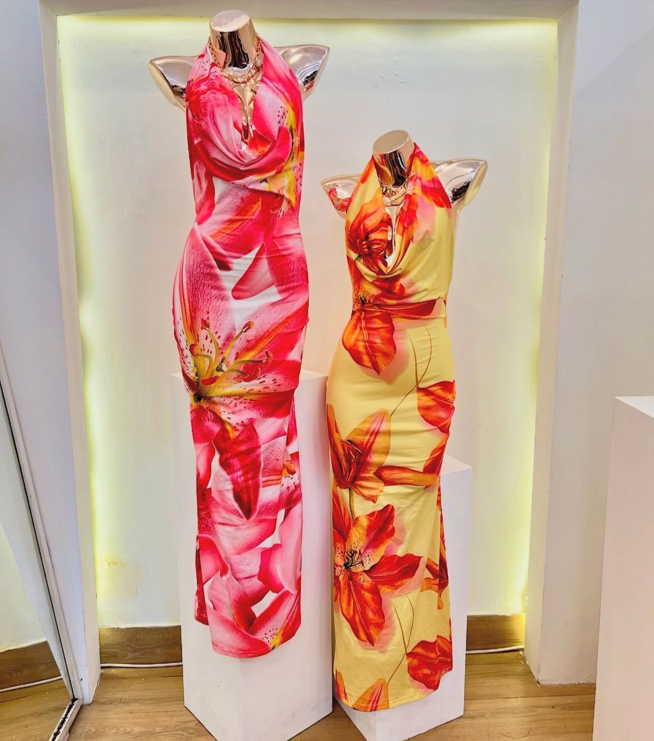 Waimea flowers long dress