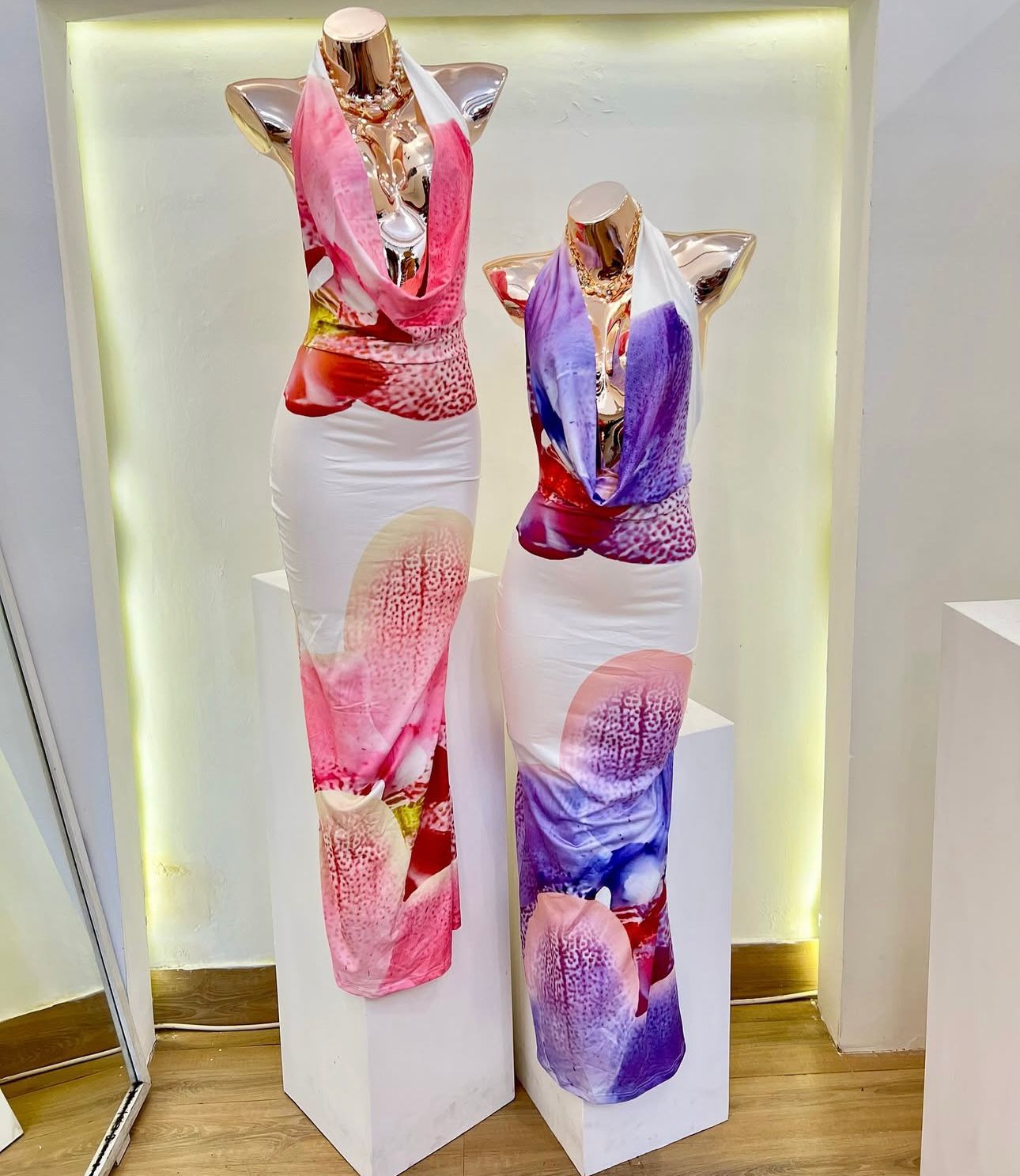 Waimea flowers long dress