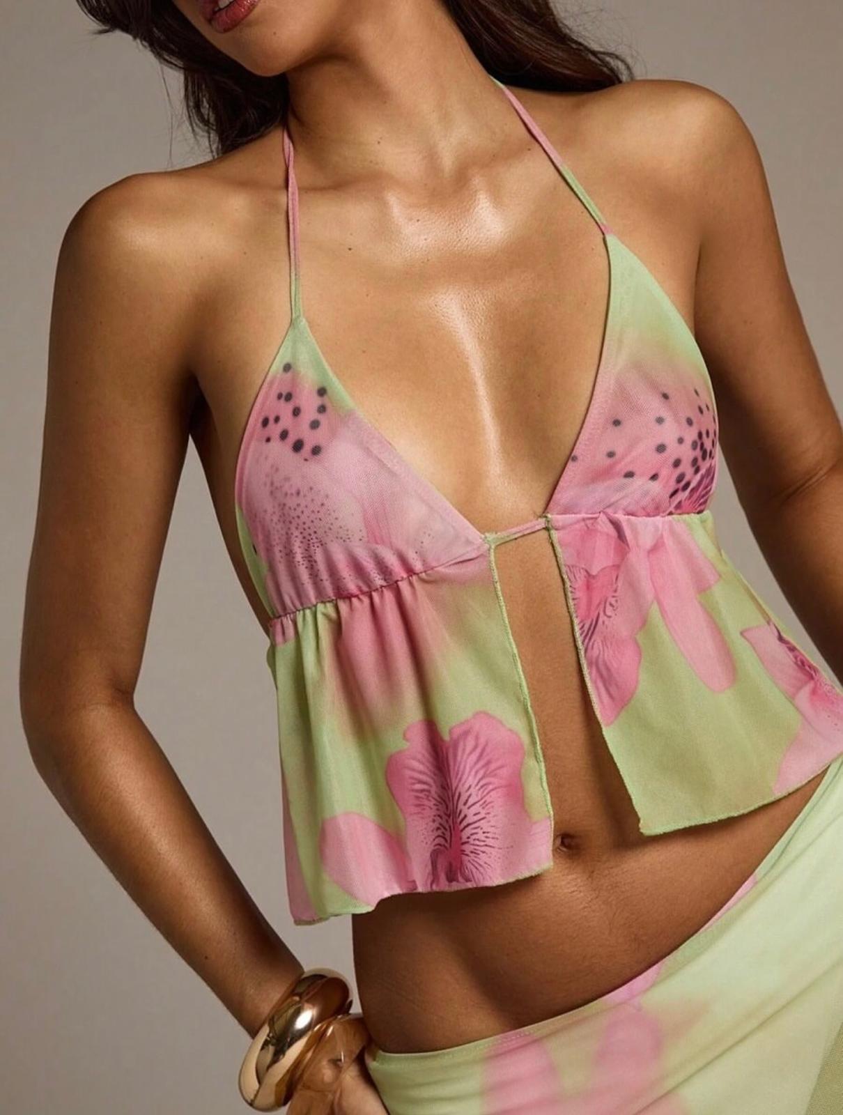 Ro pastel mini skirt set