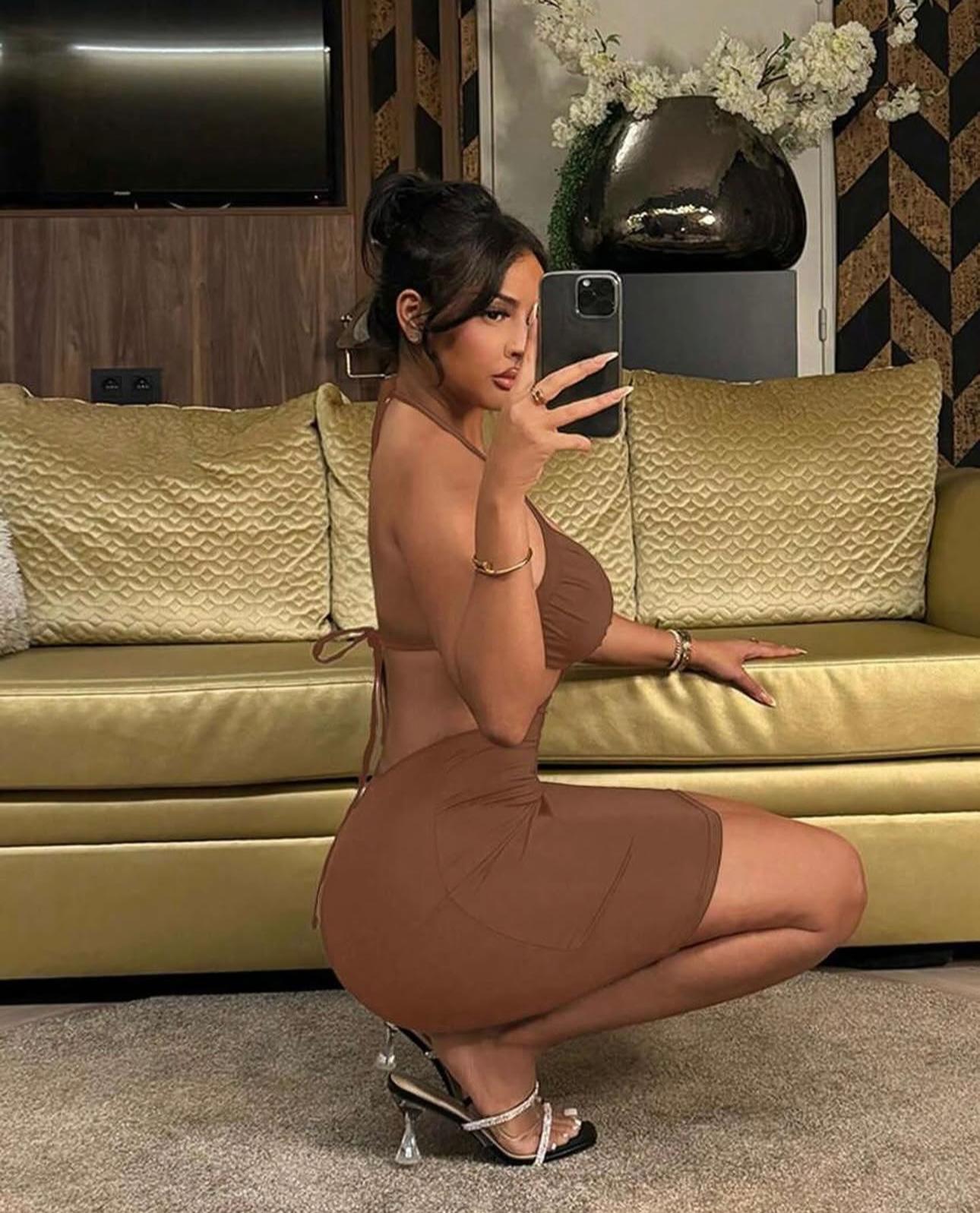 Kiya cut out bodycon dress