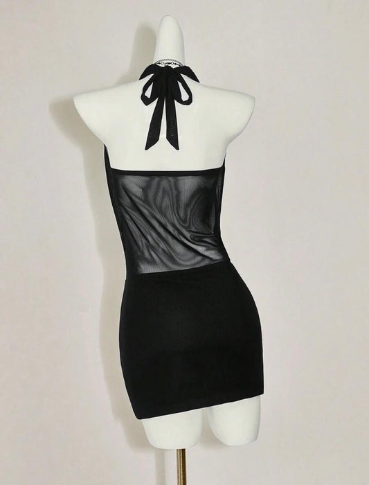 Ussi sexy black party dress