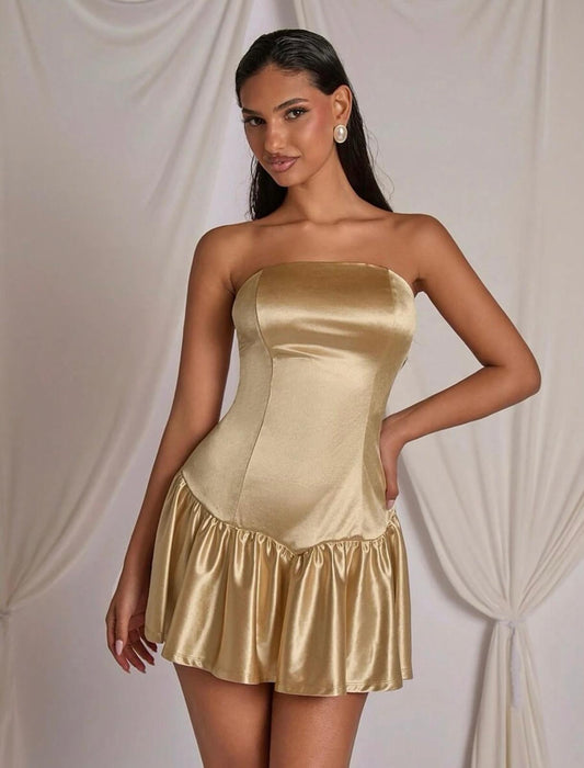 Rona ruffles mini dress