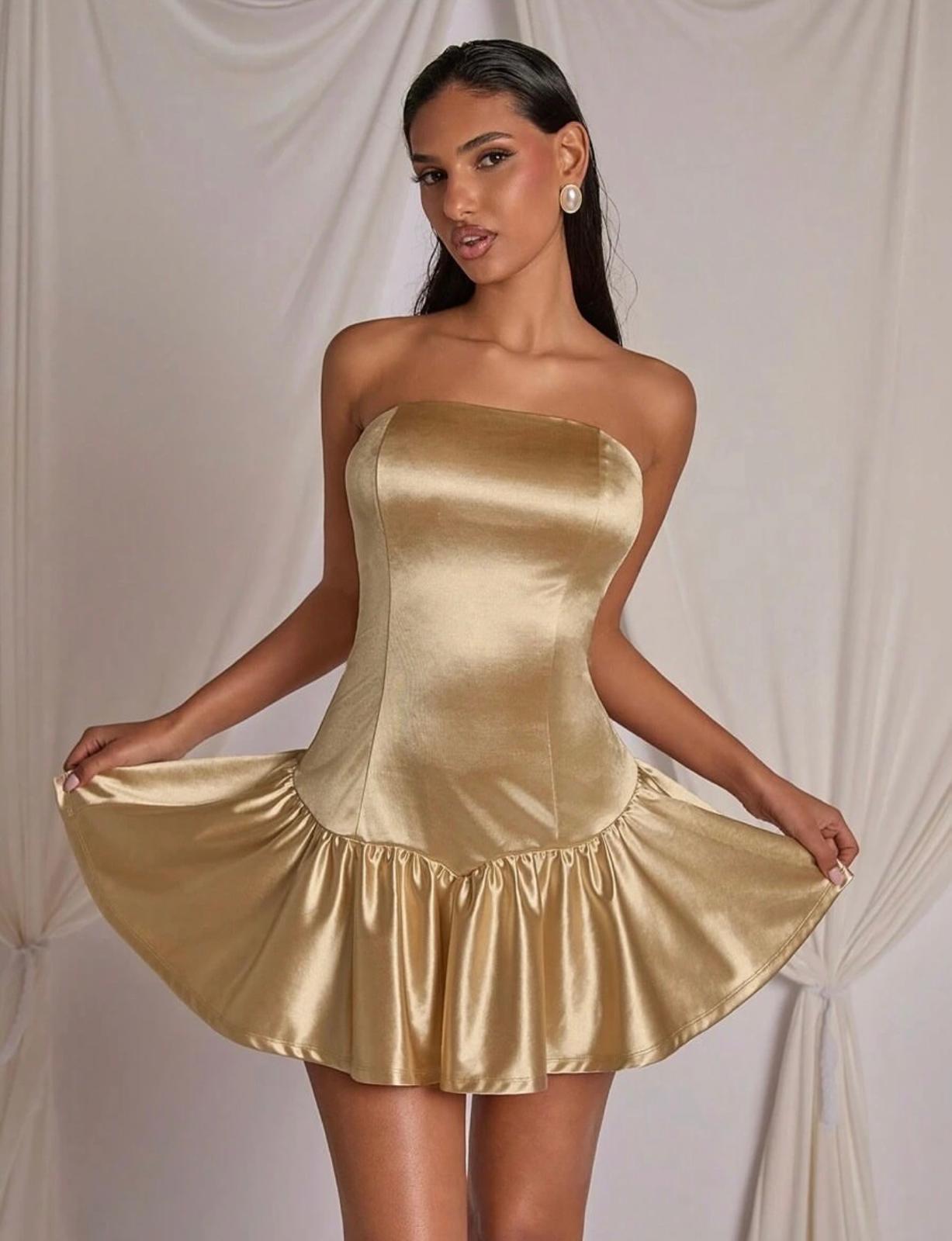 Rona ruffles mini dress
