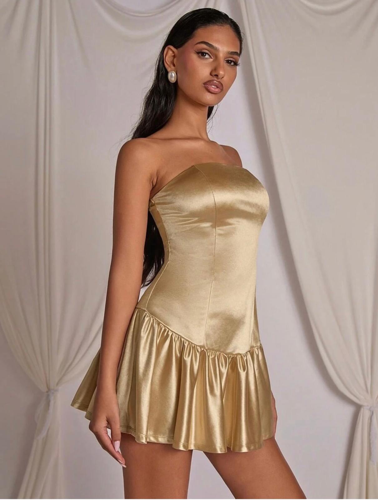 Rona ruffles mini dress
