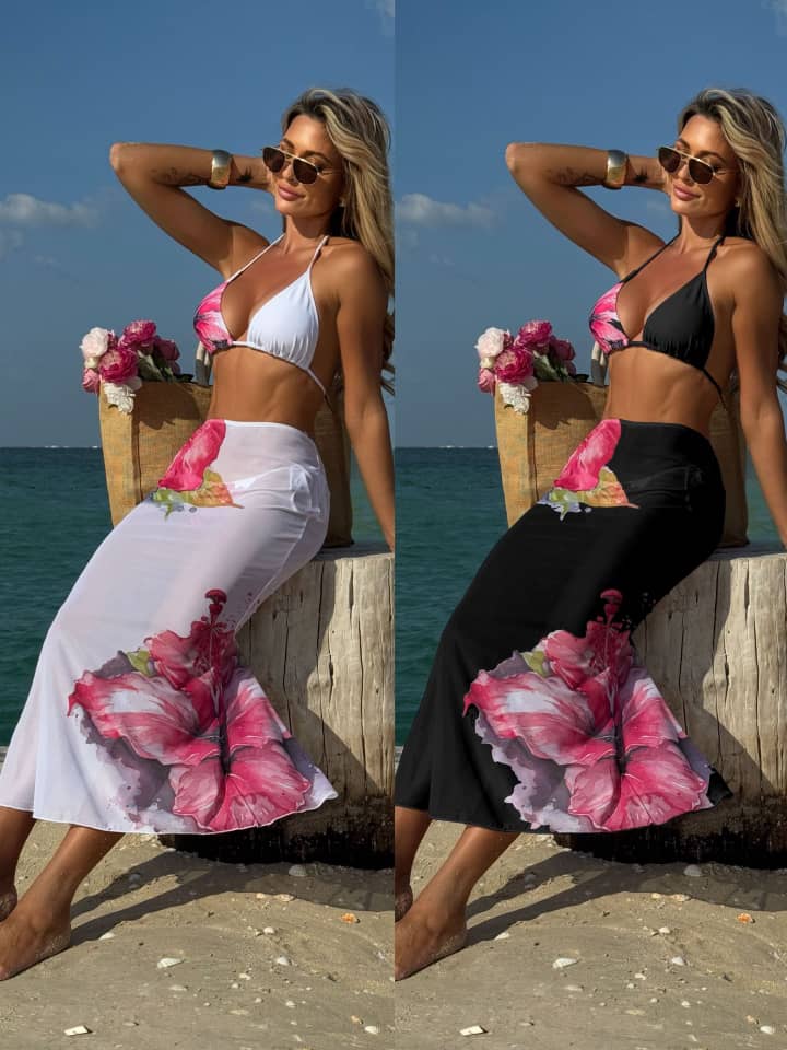 Catalina swimsuit & Long skirt coverup