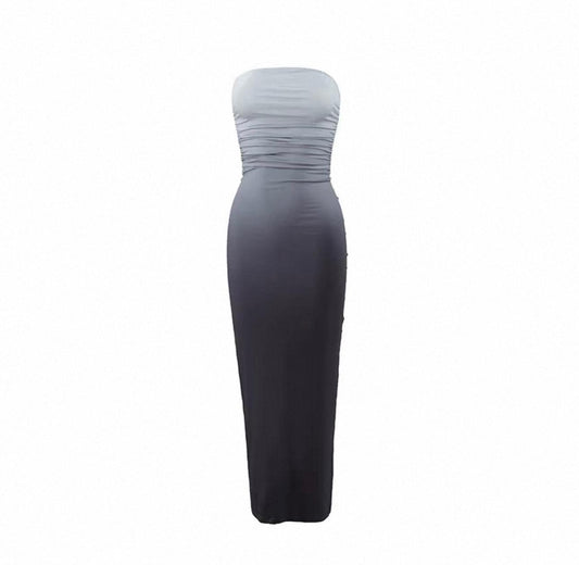 UCVOGUE mesh sexy Maxi dress