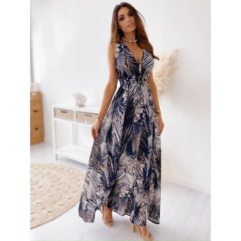 India Maxi dress print