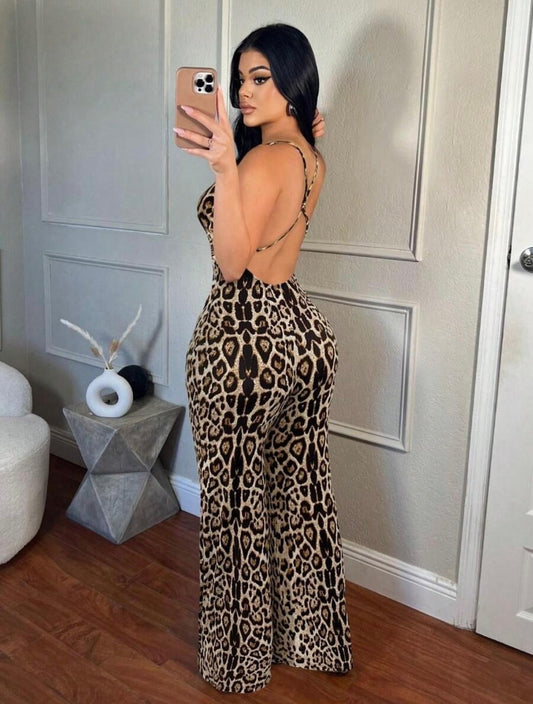 UCVOGUE V- Neck Jumpsuit