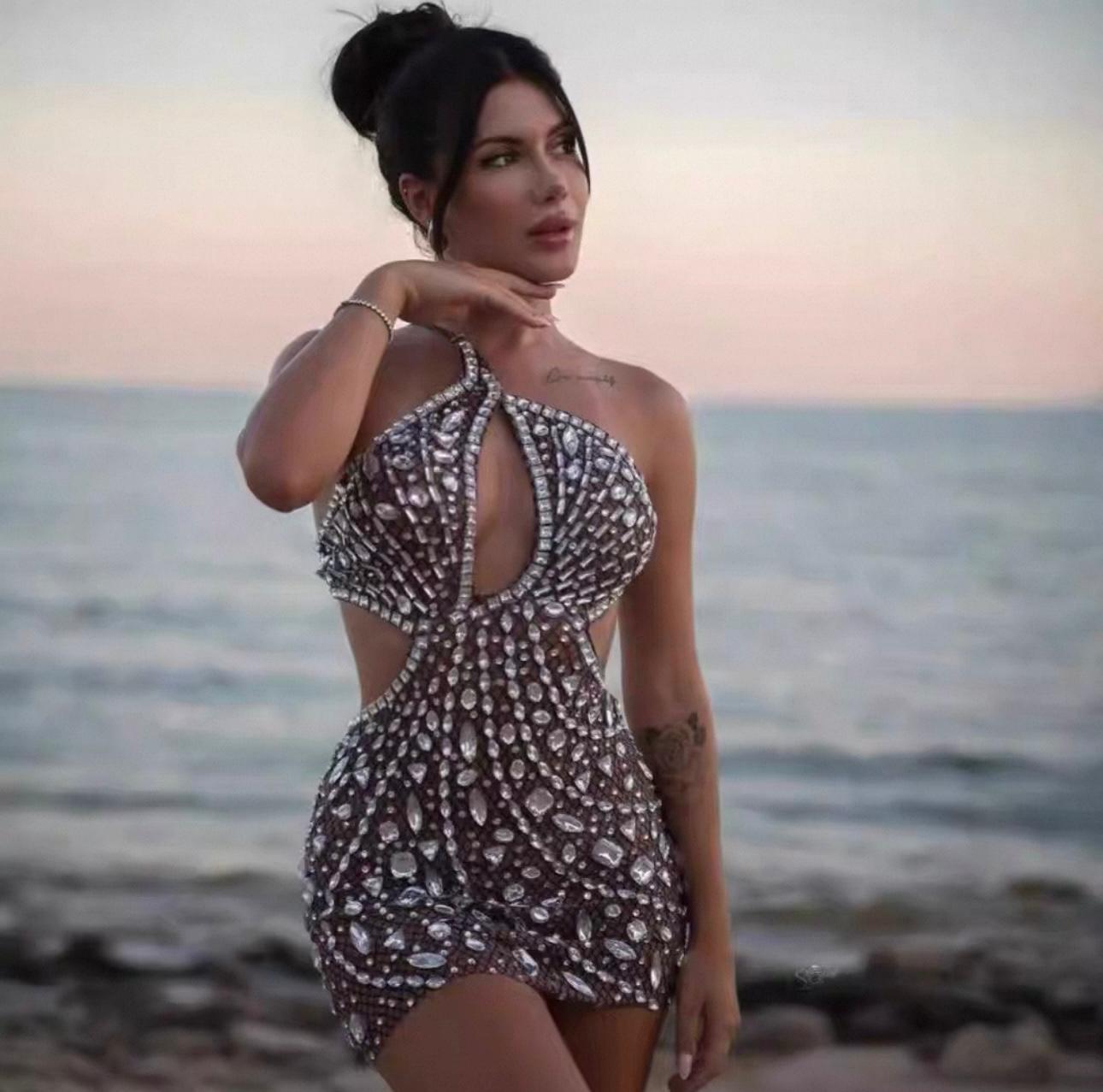UCVOGUE shine bright mini dress