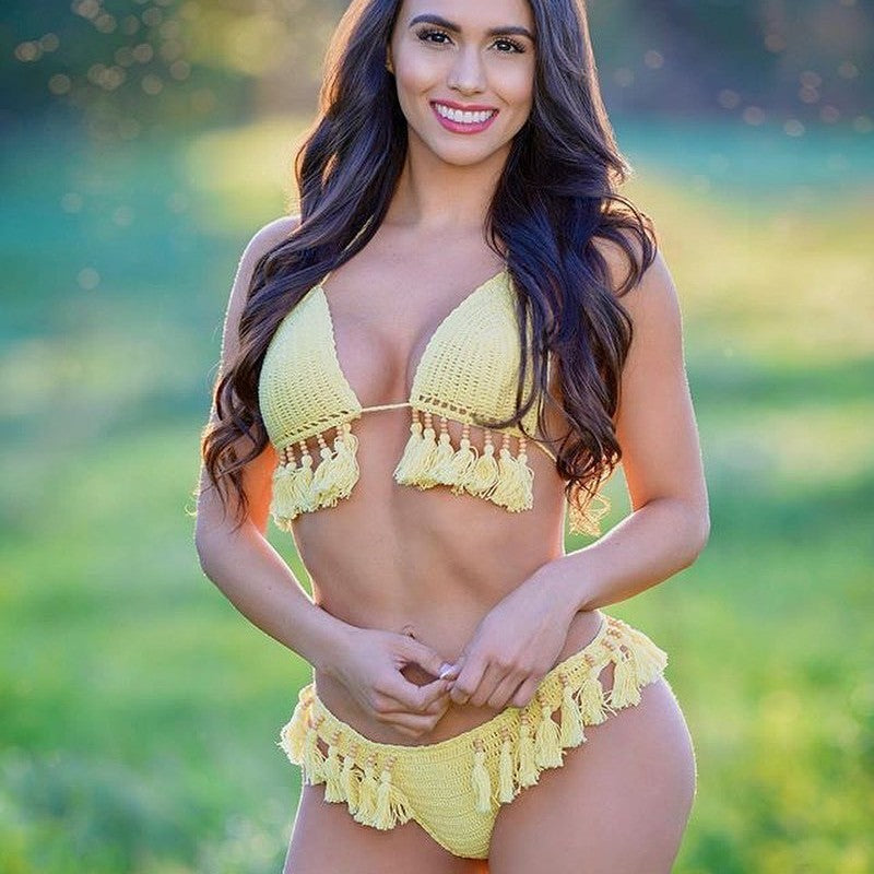 Evelyn swimsuit crochet two piece set