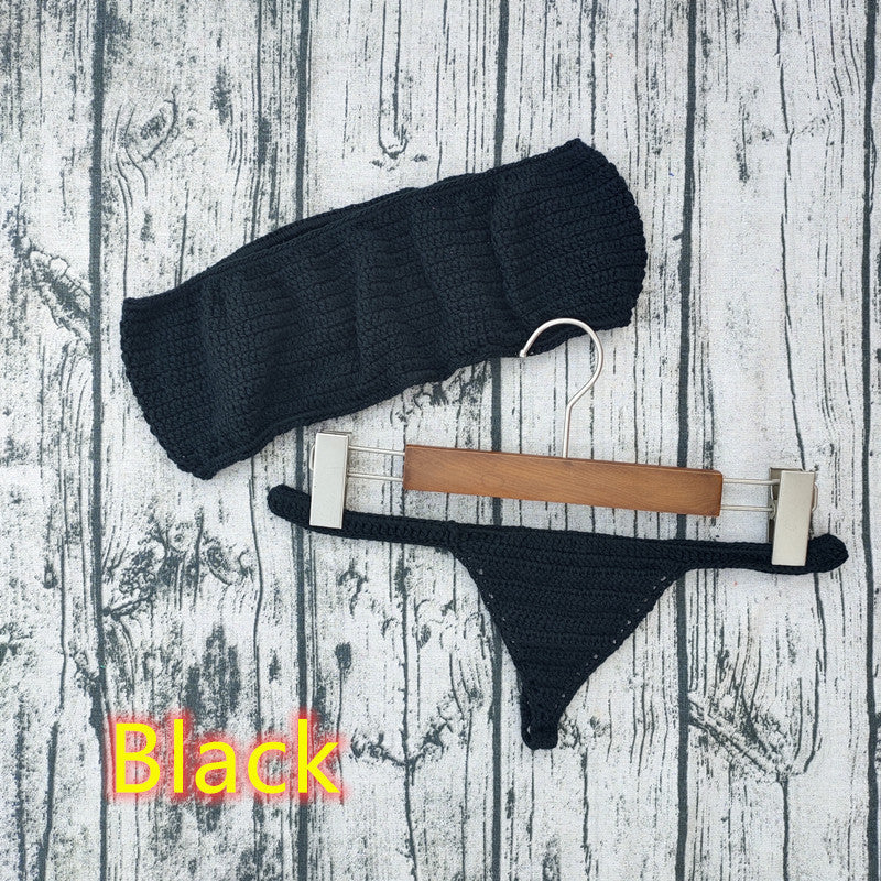 Komodo crochet tube swimsuit