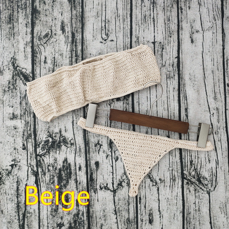 Komodo crochet tube swimsuit