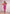 Manuela pink Metallic dress