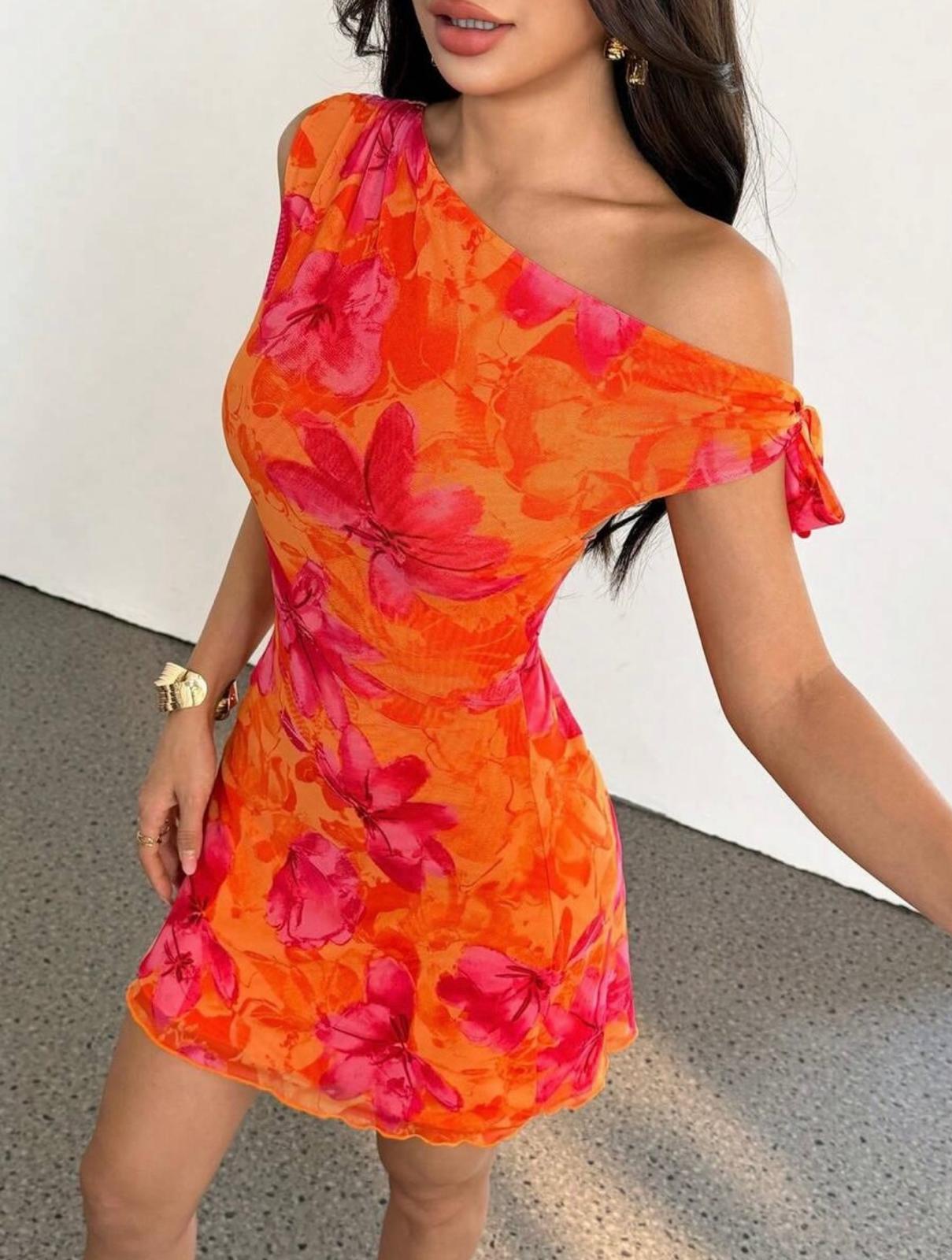 UCVOGUE floral mini dress