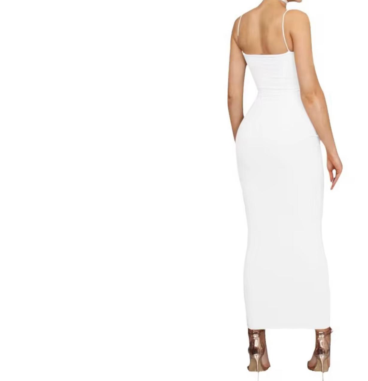 UCVOGUE Spaghetti straps Rayon spandex Maxi dress