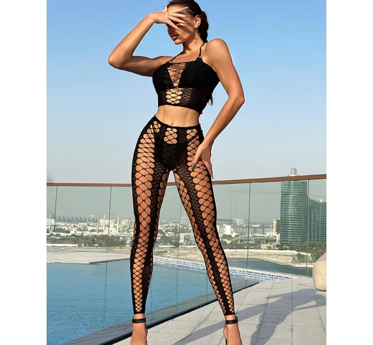 Woman’s mesh style