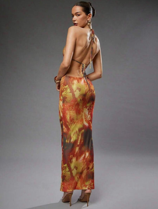UCVOGUE is on fire maxi dress