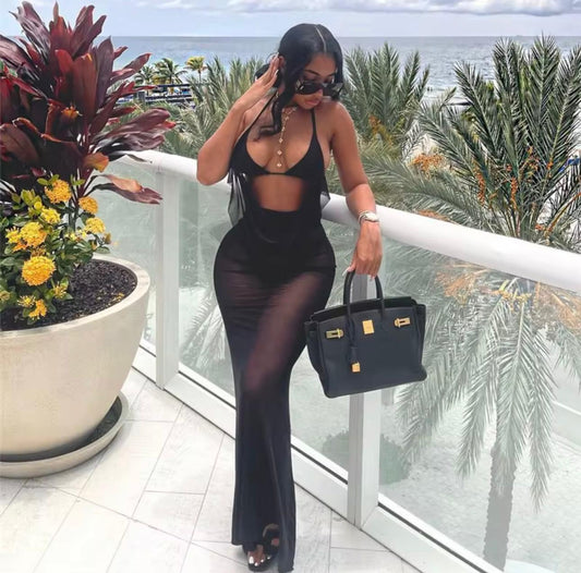 UCVOGUE Meshing around two piece Set