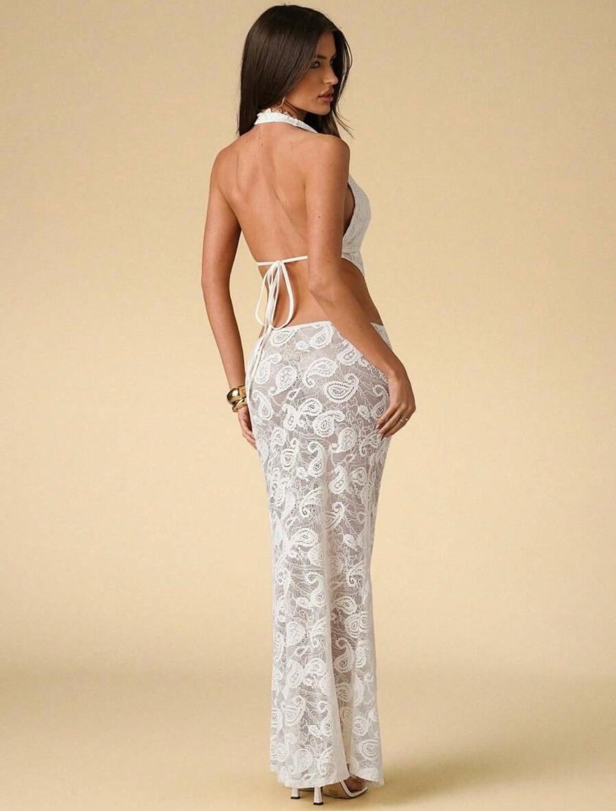 UCVOGUE cut out Maxi dress