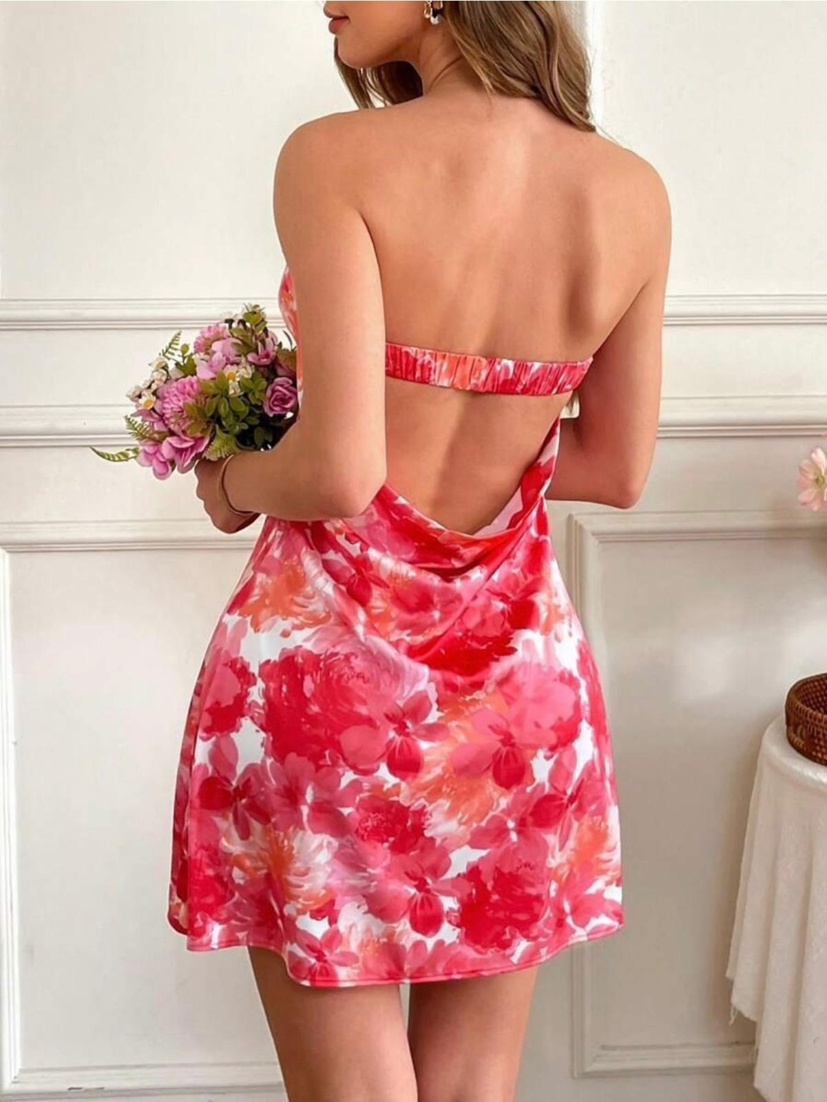 UCVOGUE tube mini dress