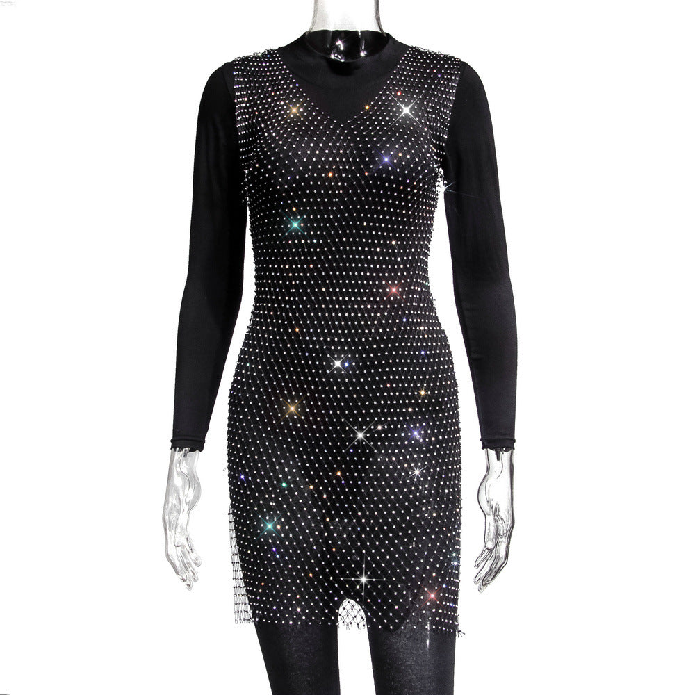 Rose Rhinestone coverup