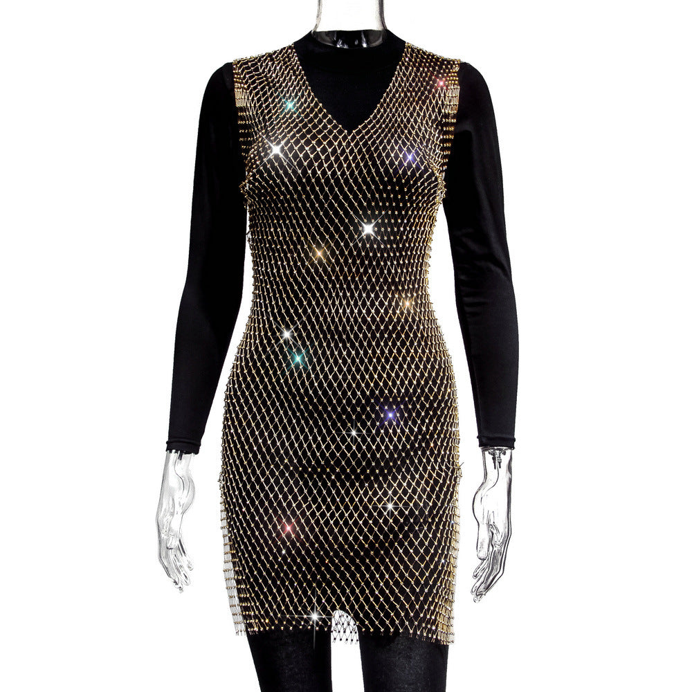 Rose Rhinestone coverup