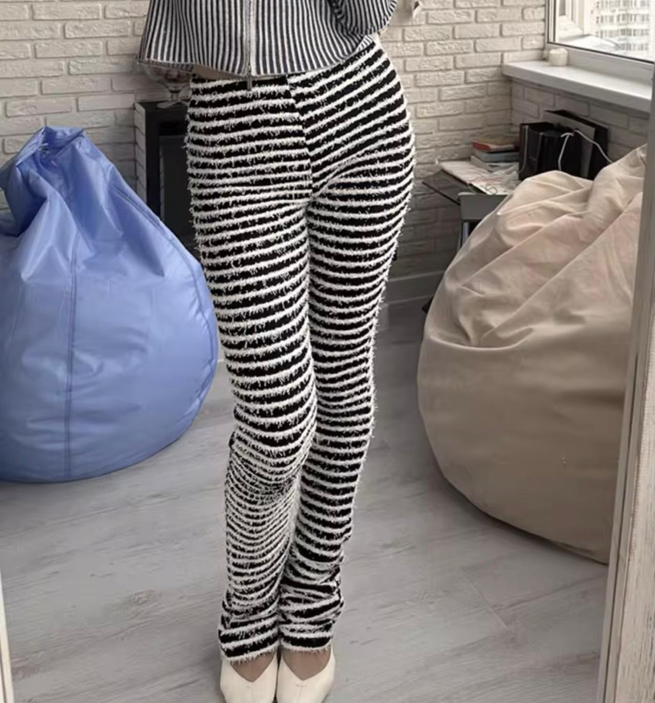 UCVOGUE stripes streetwear pants