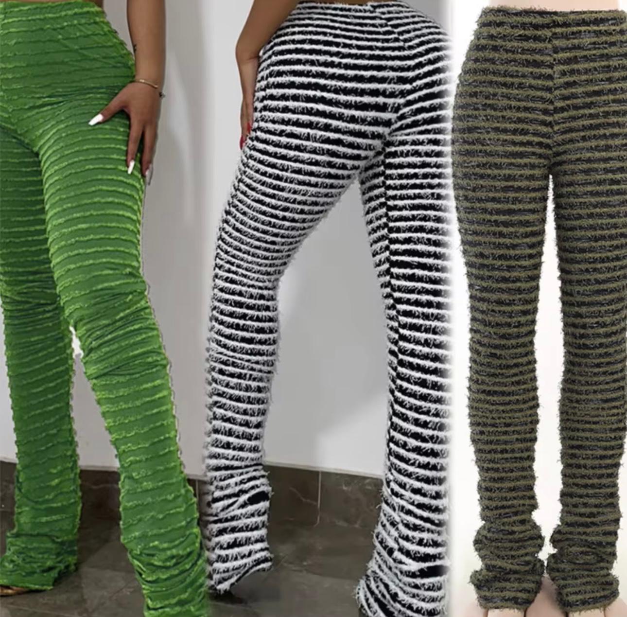 UCVOGUE stripes streetwear pants
