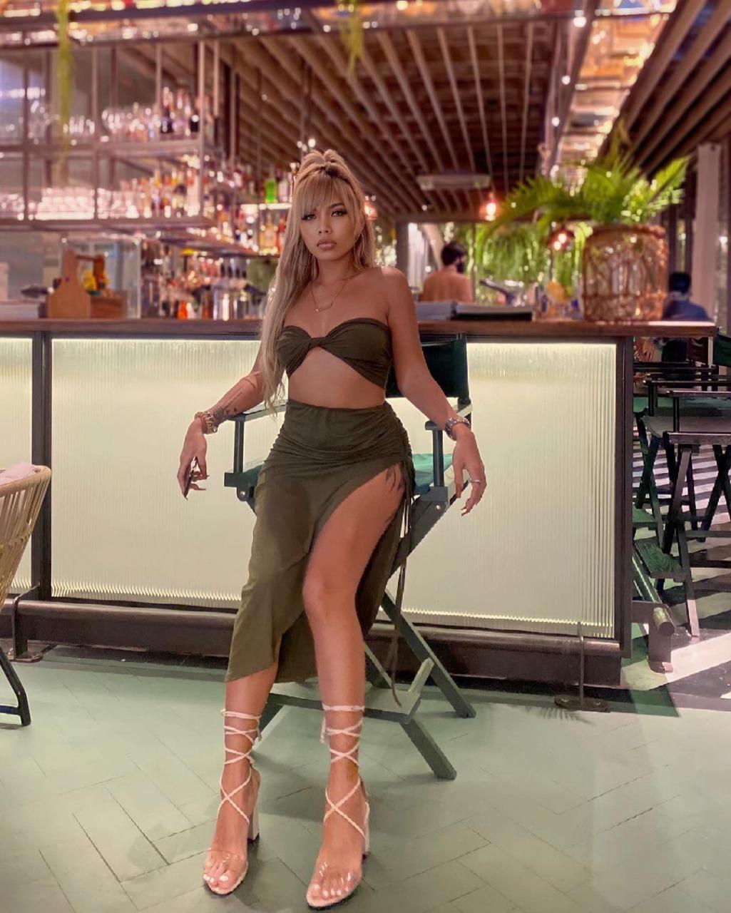 Thai military green matching set