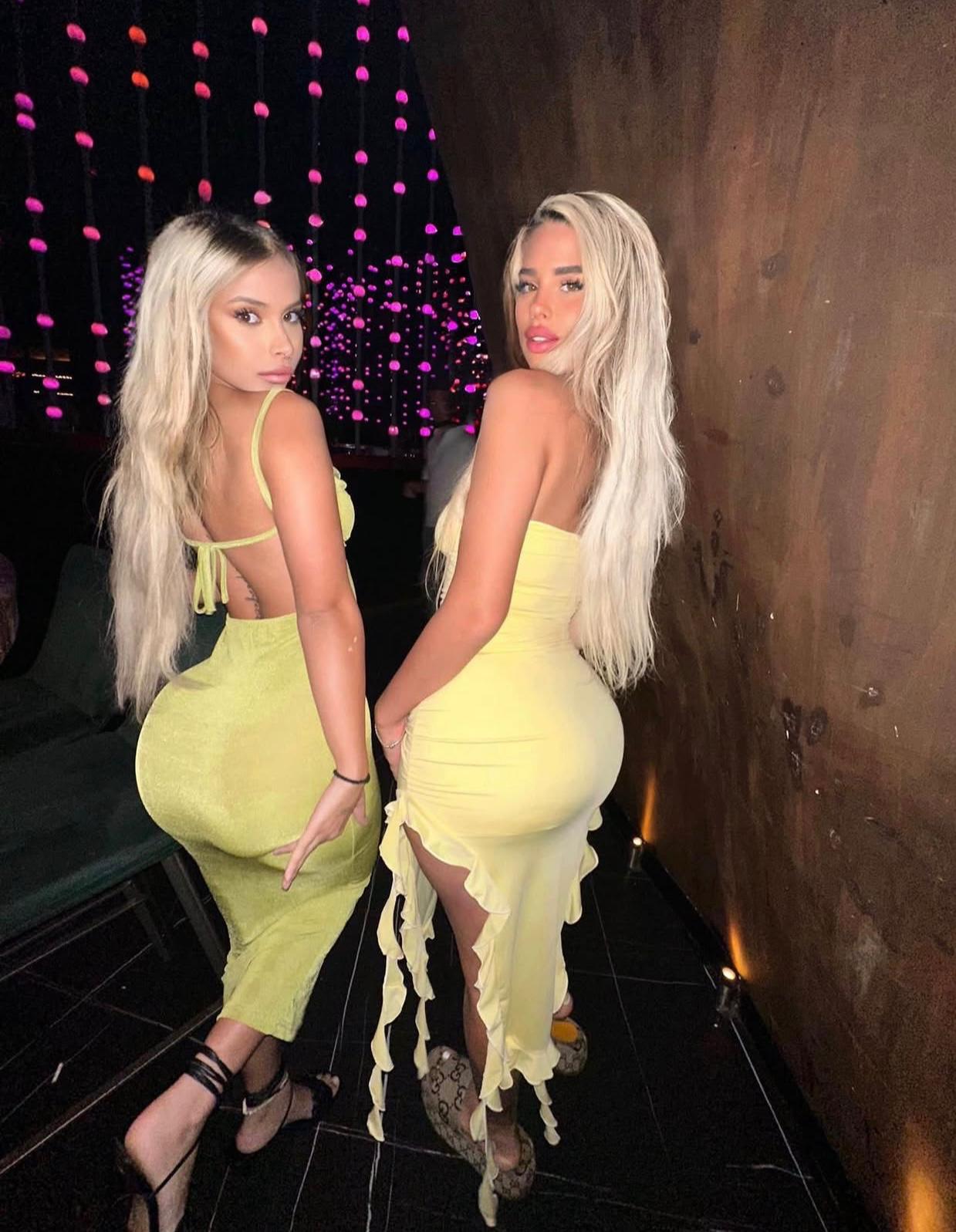 Rufina open back ruffles dress