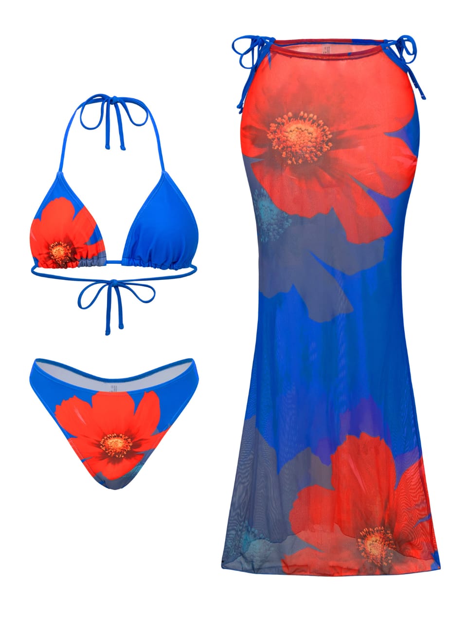 Catalina swimsuit & Long skirt coverup
